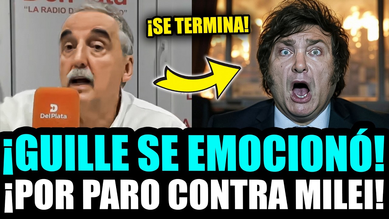 ¡GUILLERMO MORENO SE EMOCIONÓ POR EL TREMENDO PARO CONTRA MILEI!
