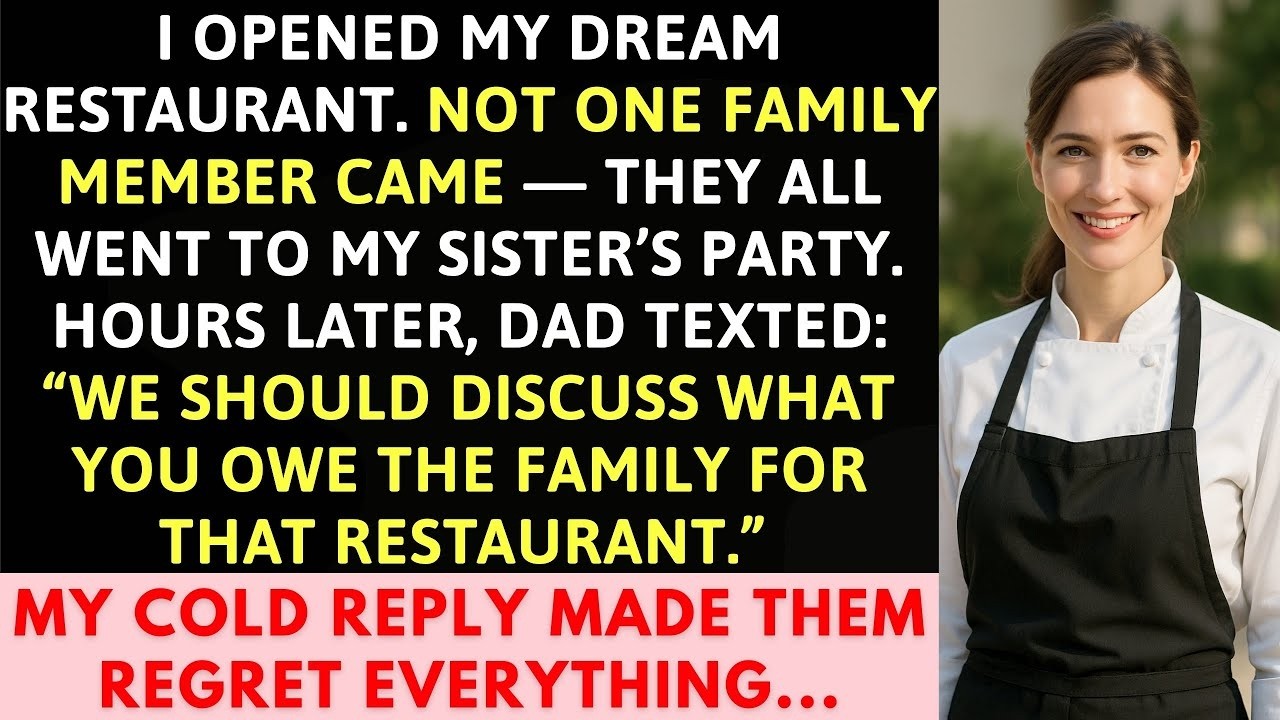 I Opened My DREAM RESTURANT And Invited My Family To The Grand Opening No One SHOWED UP