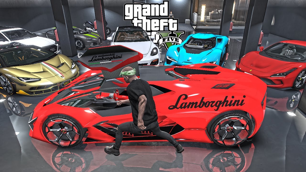 Rubo Auto Di Lusso Con Franklin (in un modo incredibile) - GTA 5 MOD VITA DA GANGASTER⁵ #111