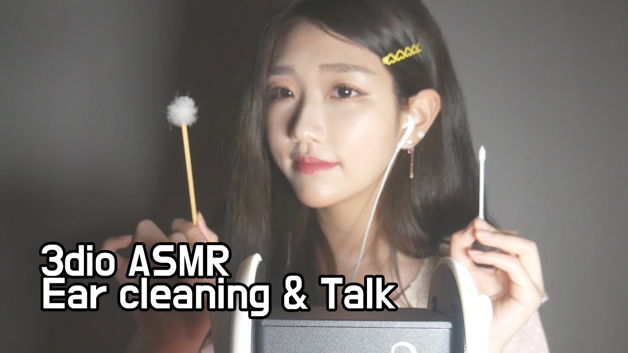 [한국어ASMR/ Korean ASMR] 3dio 귀청소 수다떨기 😘 3dio ASMR  Ear cleaning & Talk