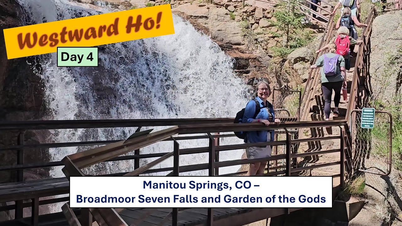 Hiking Broadmoor Seven Falls and Garden of the Gods near Manitou Springs, CO