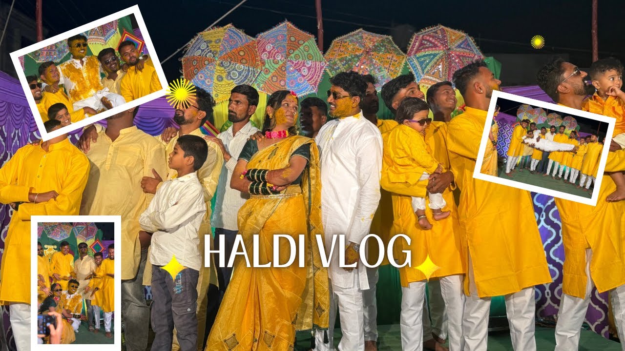Haldi function was crazy 😍🥹❤️