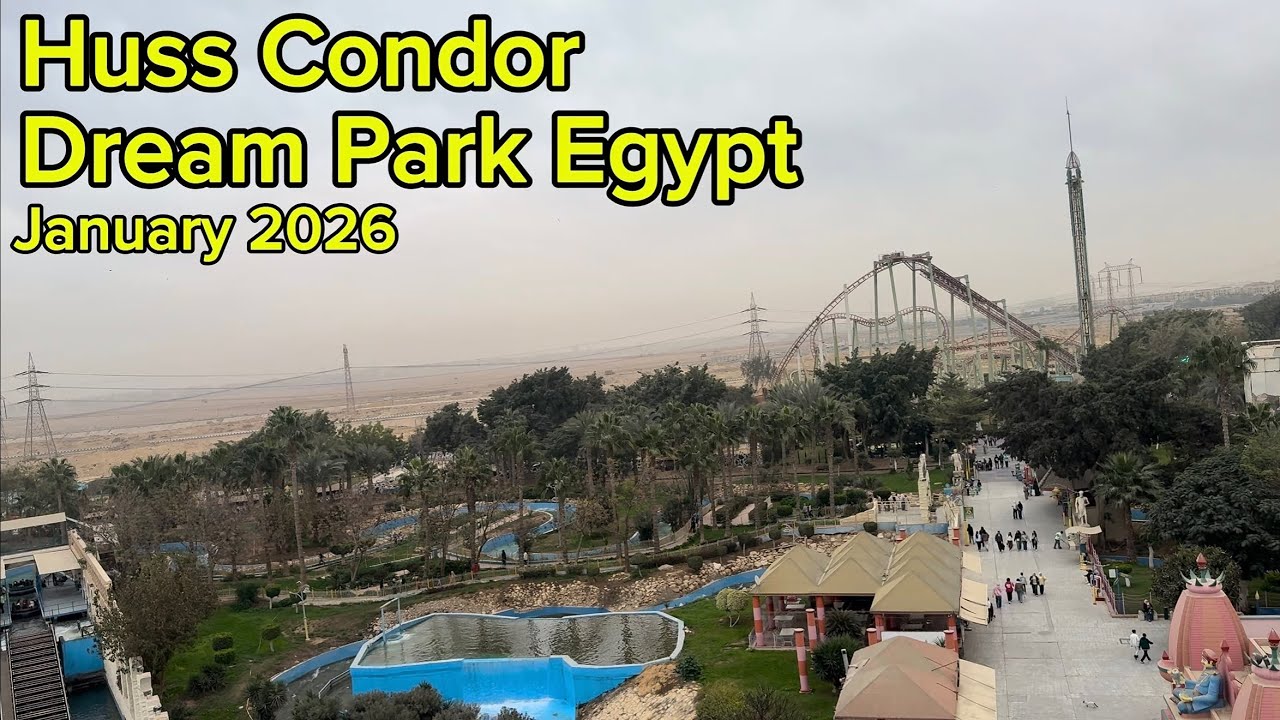 Huss Condor OnRide POV @ Dream Park Egypt #themepark  #thrillride #amusementpark  #onride #pov 