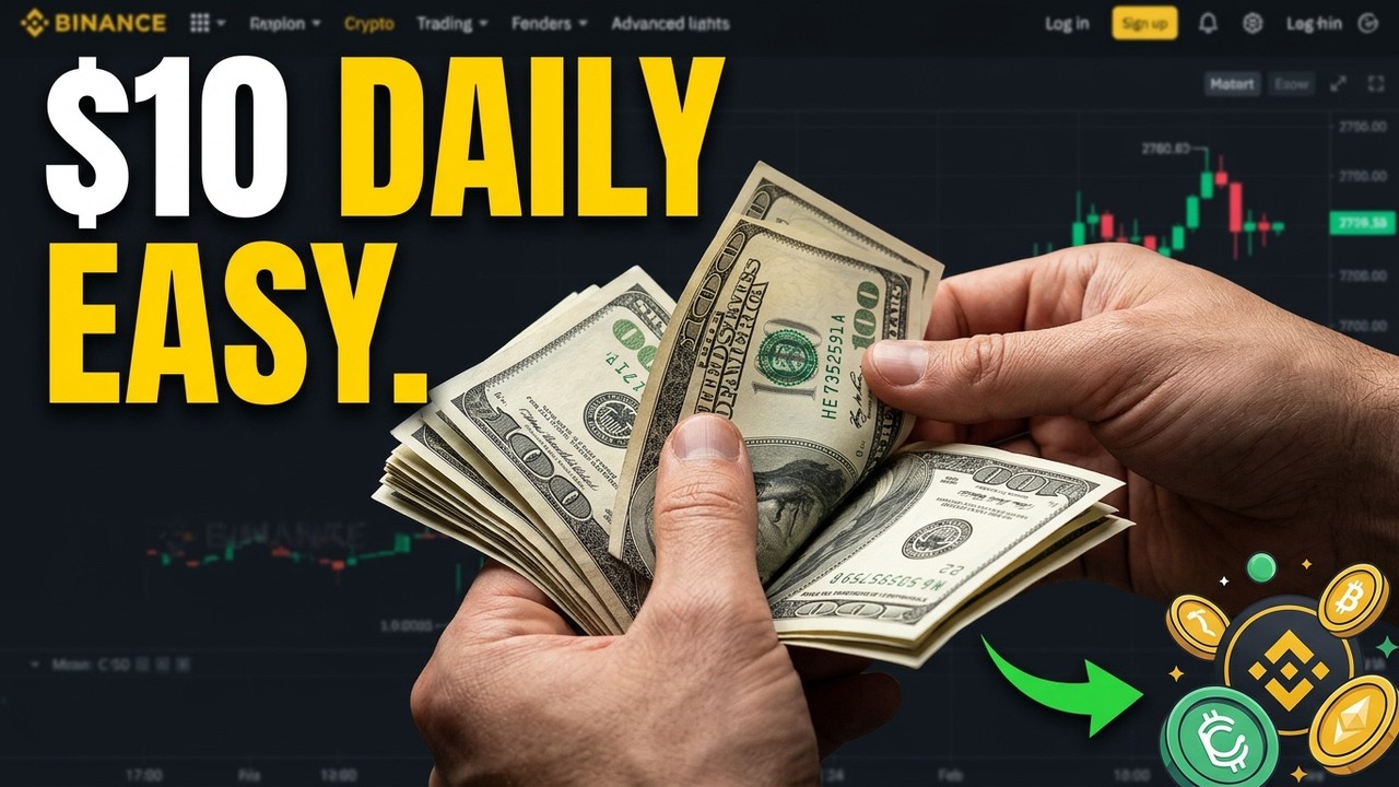 How To Make $10 Daily on Binance Crypto Trading 💰 | $10 Daily Challenge (2026) 🚀