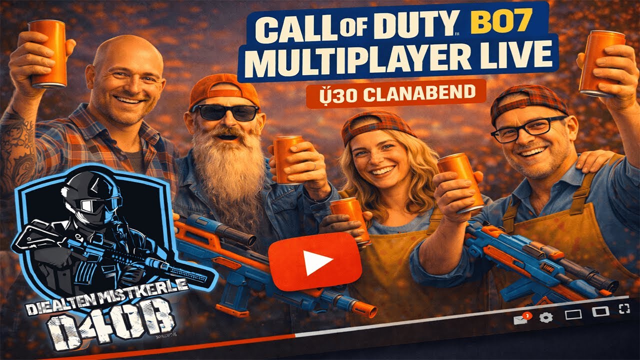 BO7 Livestream | Ü30 Clanabend – Intern, entspannt, kompetitiv