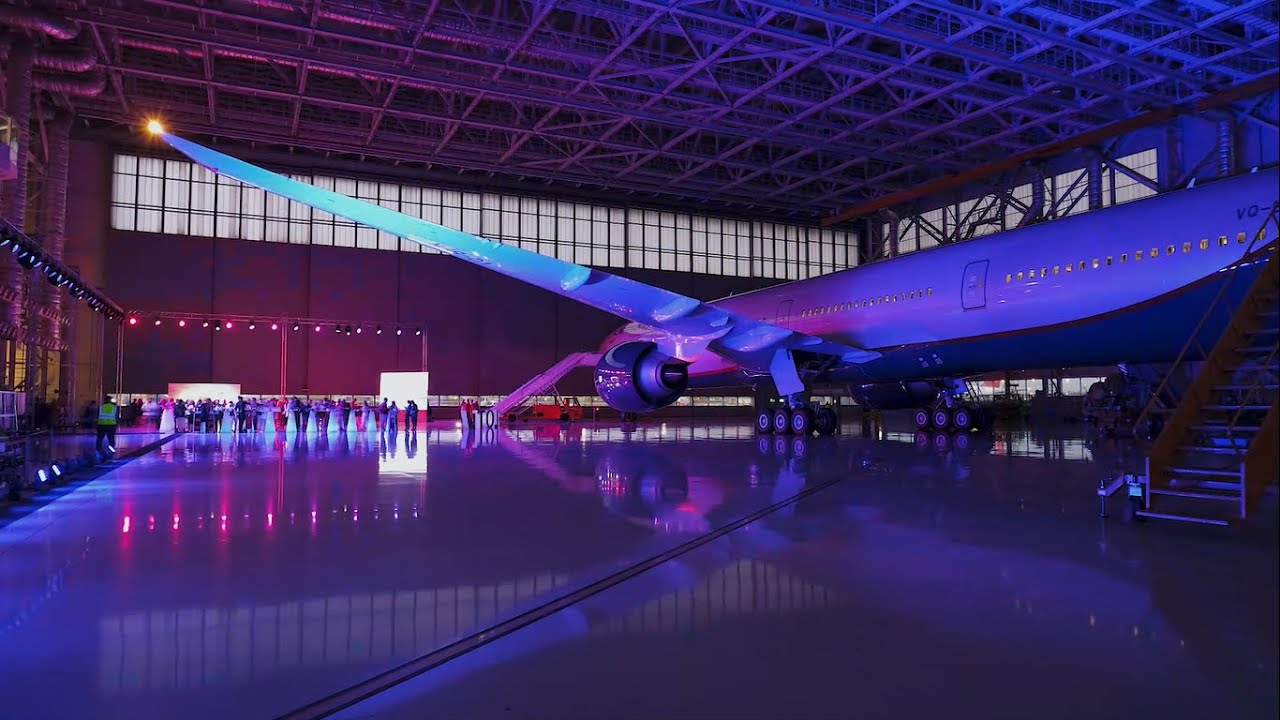 Презентация нового салона Boeing 777