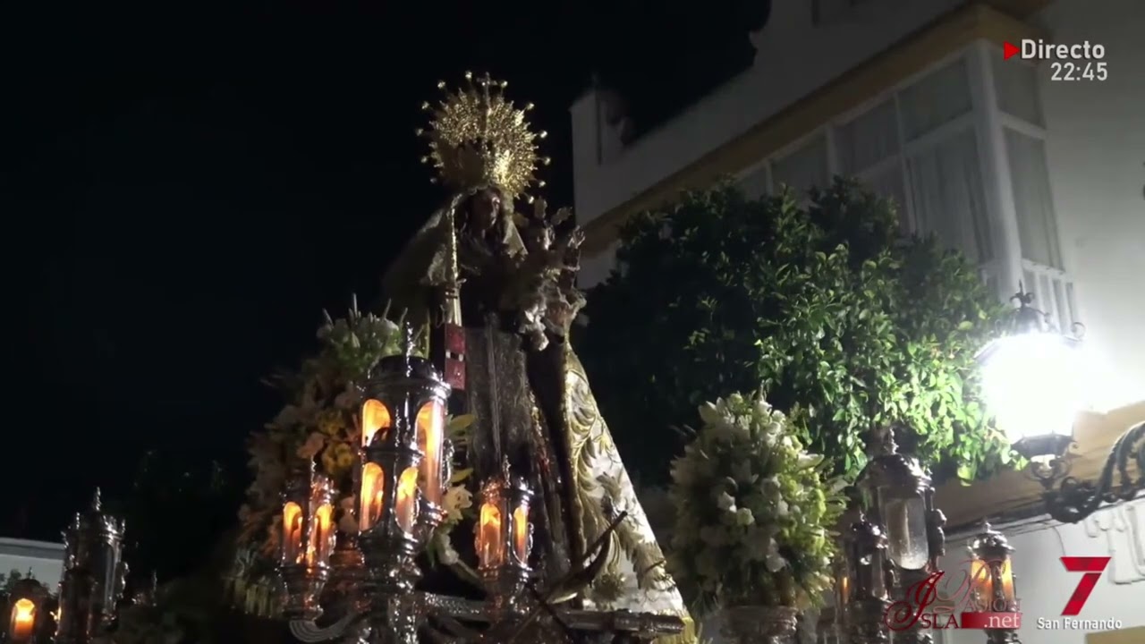 Nuestra Señora del Carmen Coronada por la calle Maestro Portela -Ancha- | 2023