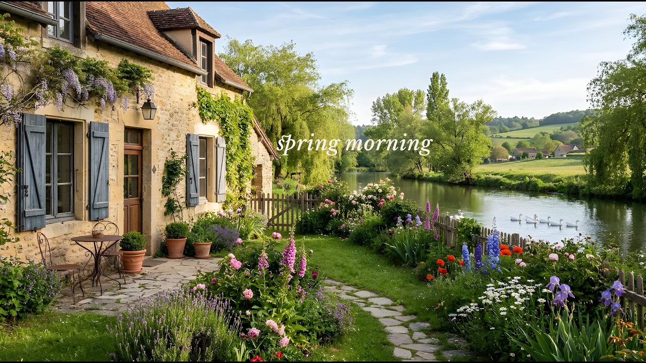 Quiet Spring Morning 🌿 Calm Piano Music for Reading, Writing & Study (1 HOUR)