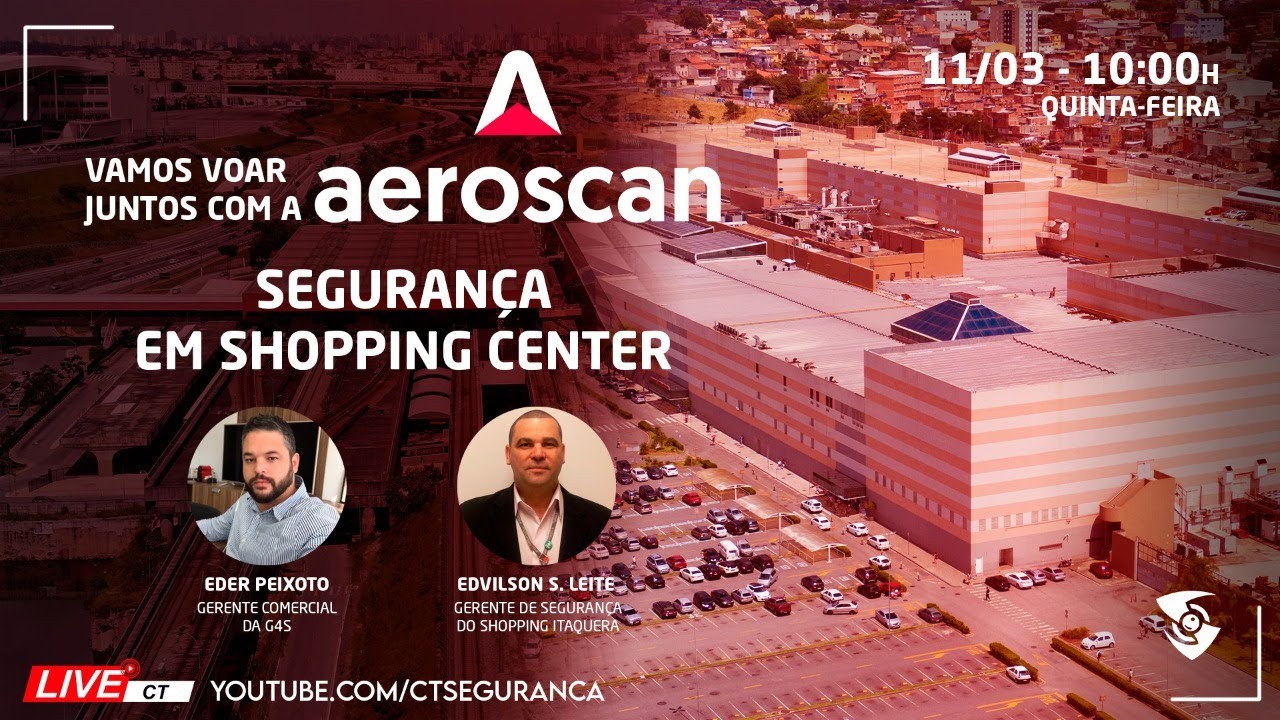 Segurança em Shopping Center | Vamos Voar Juntos com a Aeroscan