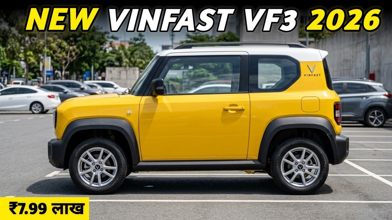 ONLY ₹7.99 लाख मे NEW VINFAST VF3 2026 🔥ALL FEATURES AND REVIEWS @rexautoind 