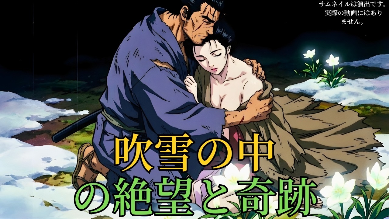 意地悪な師匠に破門された青年剣士が雪山で凍え死にそうな艶やかな雪女を体温で温め救ったことで彼女の永遠の愛と氷の剣技を授かり悪徳代官を斬り伏せ大名に仕えるまで | 民話 | 野談 | 時代劇 | 昔話