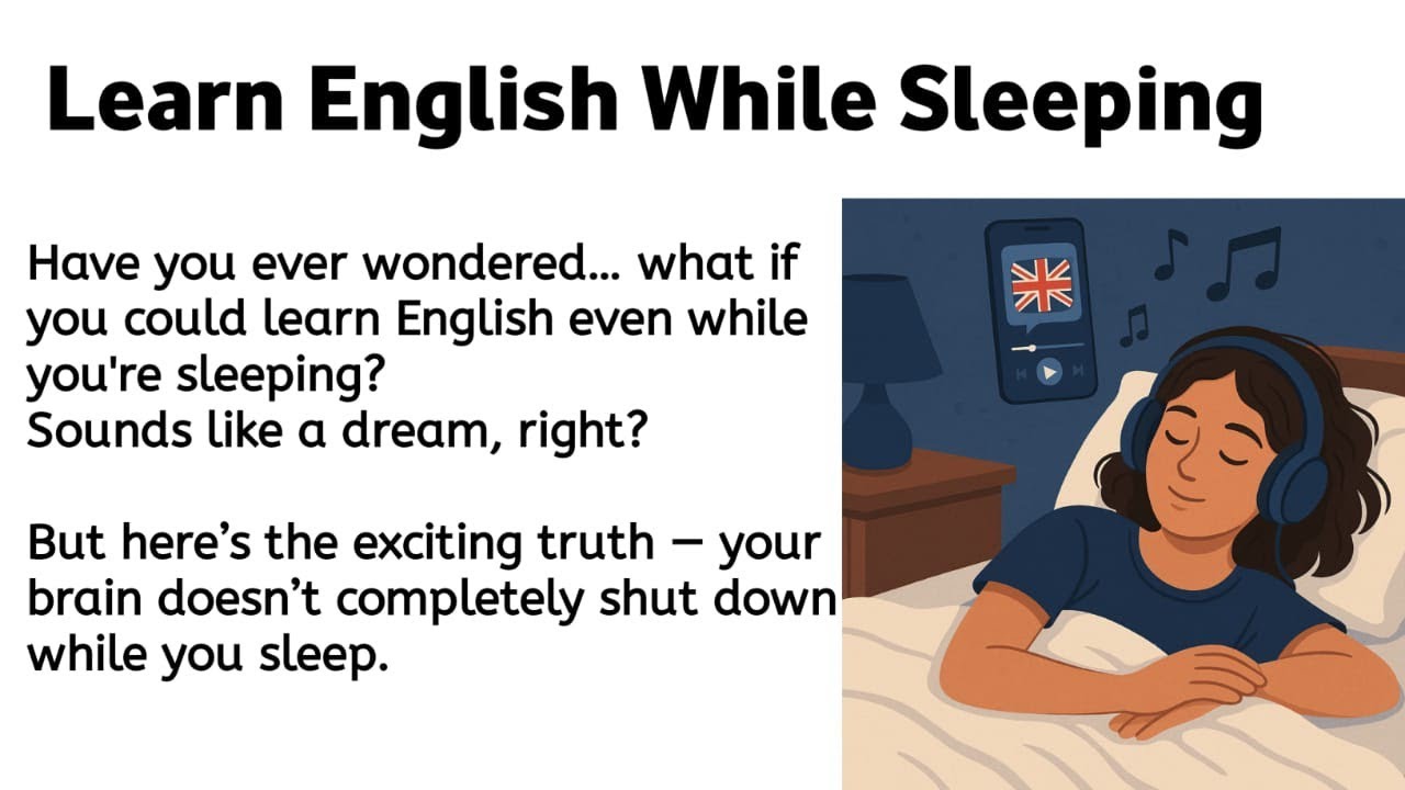 How I Learned English While Sleeping | True Motivational Story That Will Inspire You