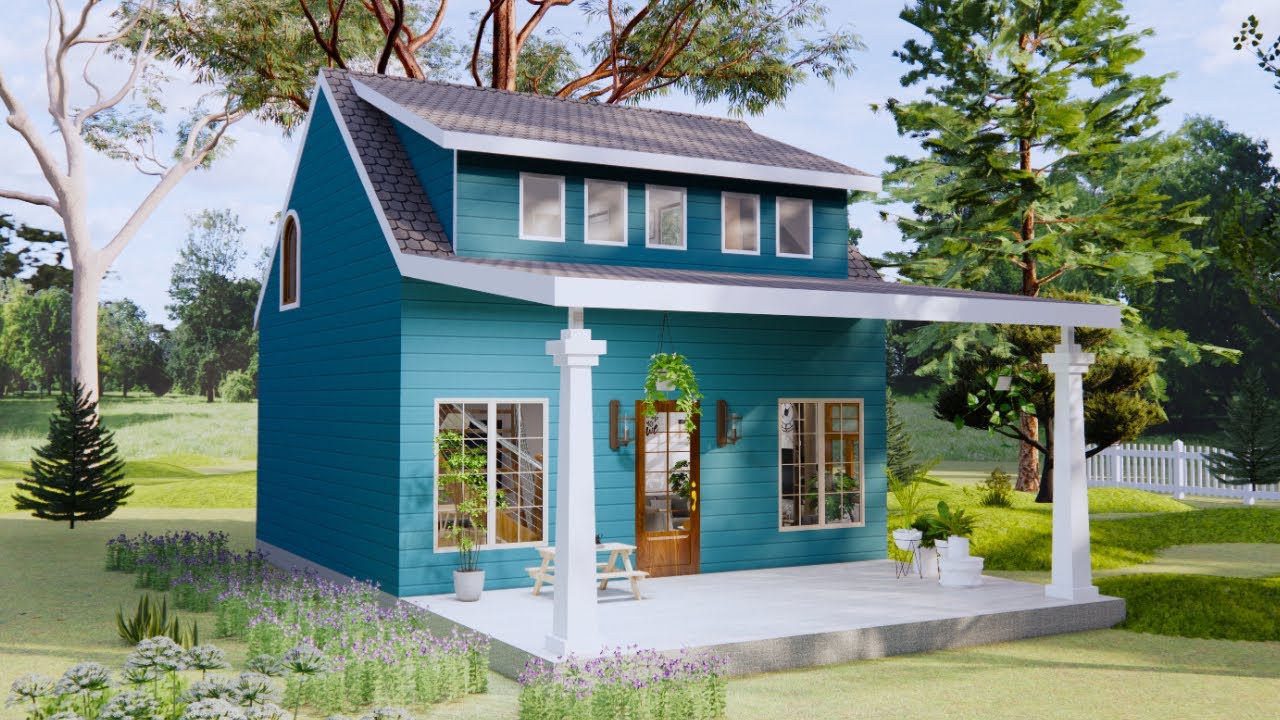 Gorgeous Tiny House - loft house design - loft bedroom - 7x7 meters | Exploring Tiny House