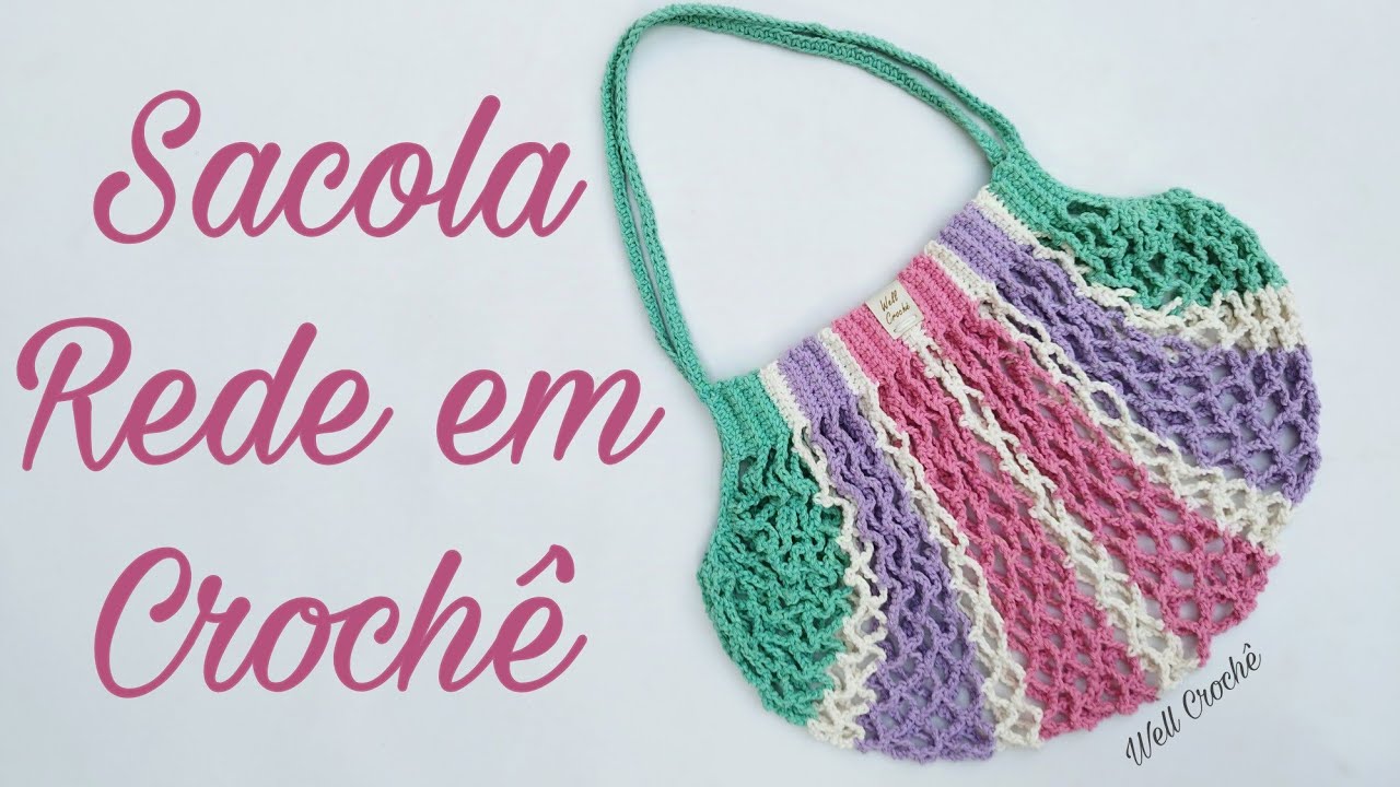 Sacola Rede em Crochê