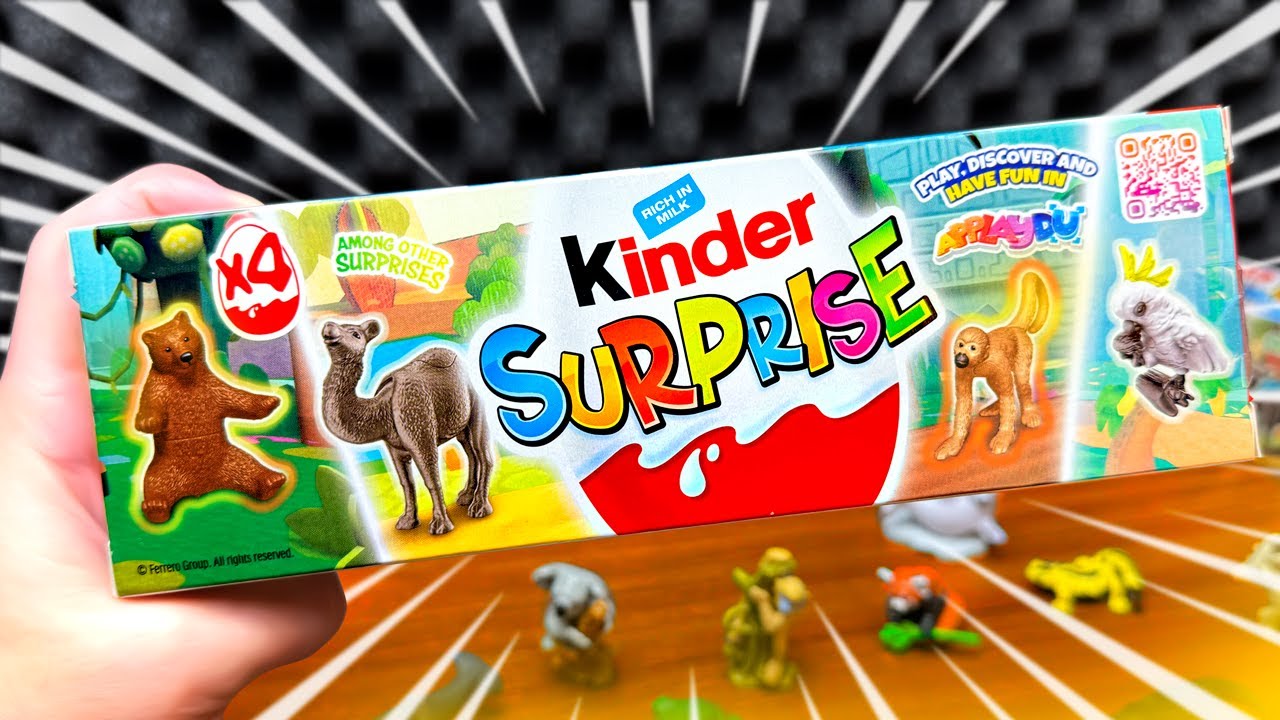 EM BUSCA DE ANIMAIS LENDÁRIOS! Kinder Ovo Natoons