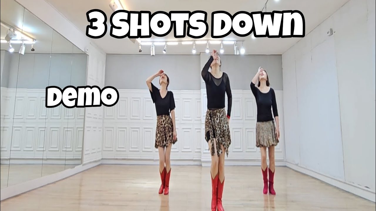 3 Shots Down - Line Dance (Demo) | Improver | Suzi Beau