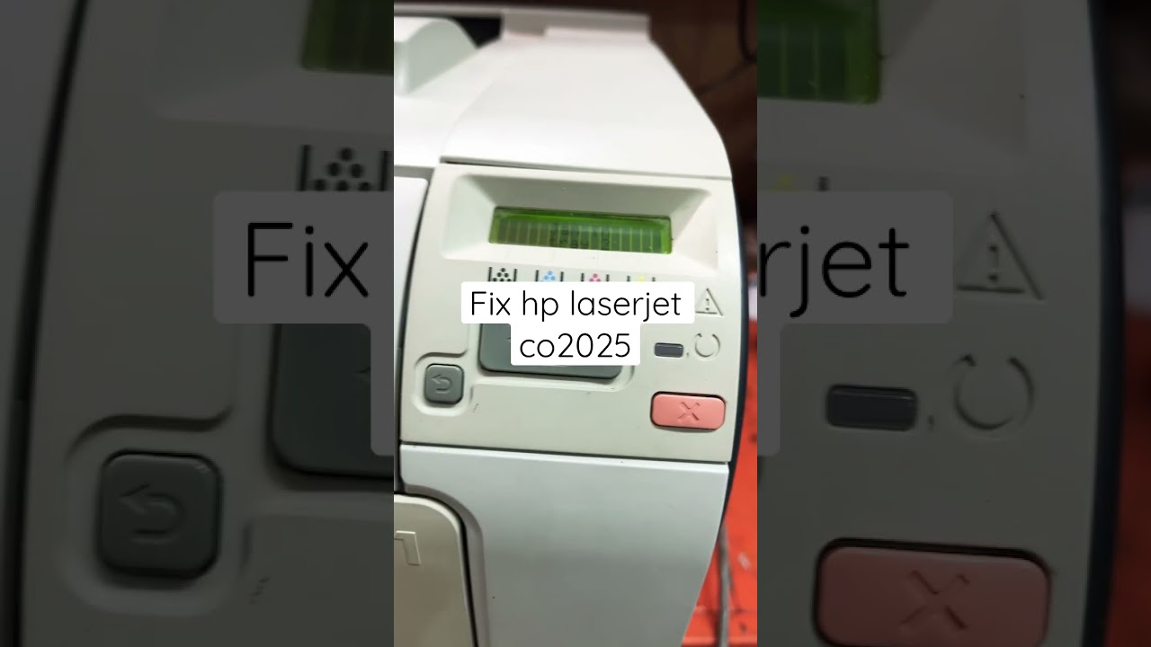 Fix hp laserjet co2025#clean #fix #hp #challenge