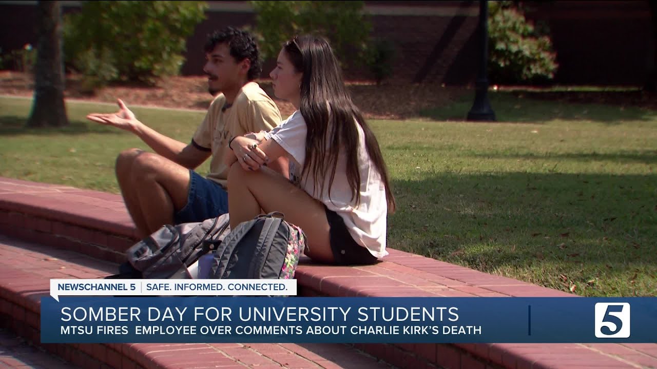 MTSU asst. dean fired over Charlie Kirk social media comments, students react