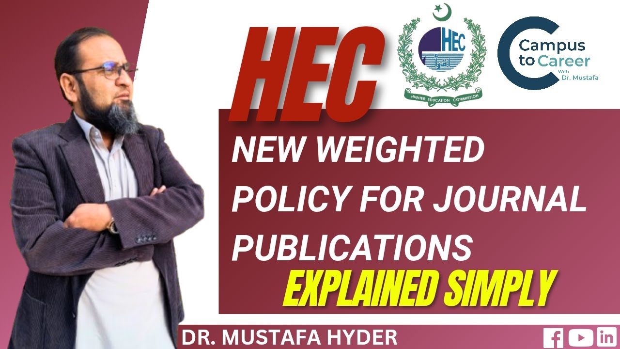 HEC New Weighted Policy for Journal Publications &ndash; Explained Simply