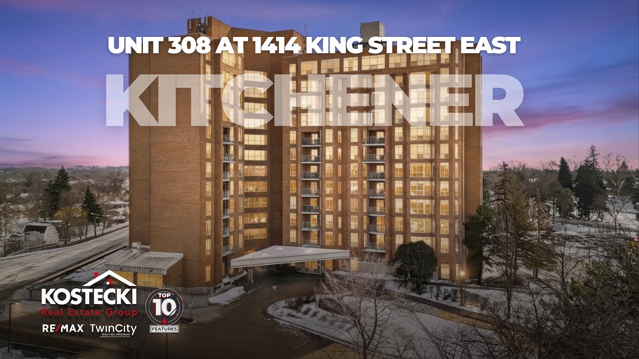 🏡 Rockway Gardens Condo &ndash; 1414 King Street East Unit 308 &ndash; Kitchener Real Estate