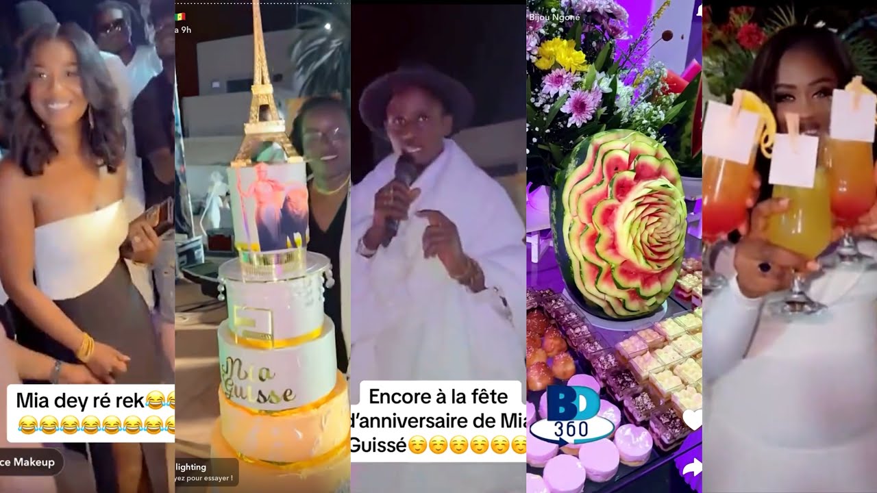 Anniversaire surprise Mia Guissé,elle fête ses 45 ans , vivez les meilleurs moments de la soirée