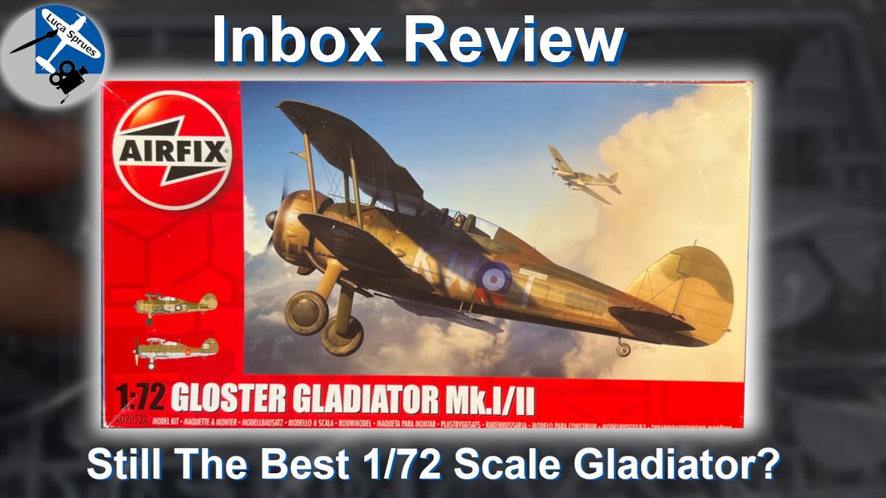Airfix 1/72 Gloster Gladiator Inbox Review – The Best 1/72 Scale Gladiator Kit?
