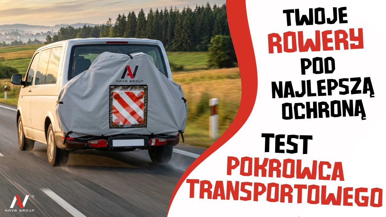 Pokrowiec TOP na bagażnik rowerowy mocowany na hak &ndash; ochrona rower&oacute;w w podr&oacute;ży 🚴&zwj;♂️🚗