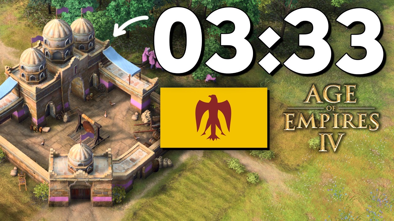 Самый быстрый билд на 2 ТЦ в AOE4 (Аюбиды, 2 ТЦ)