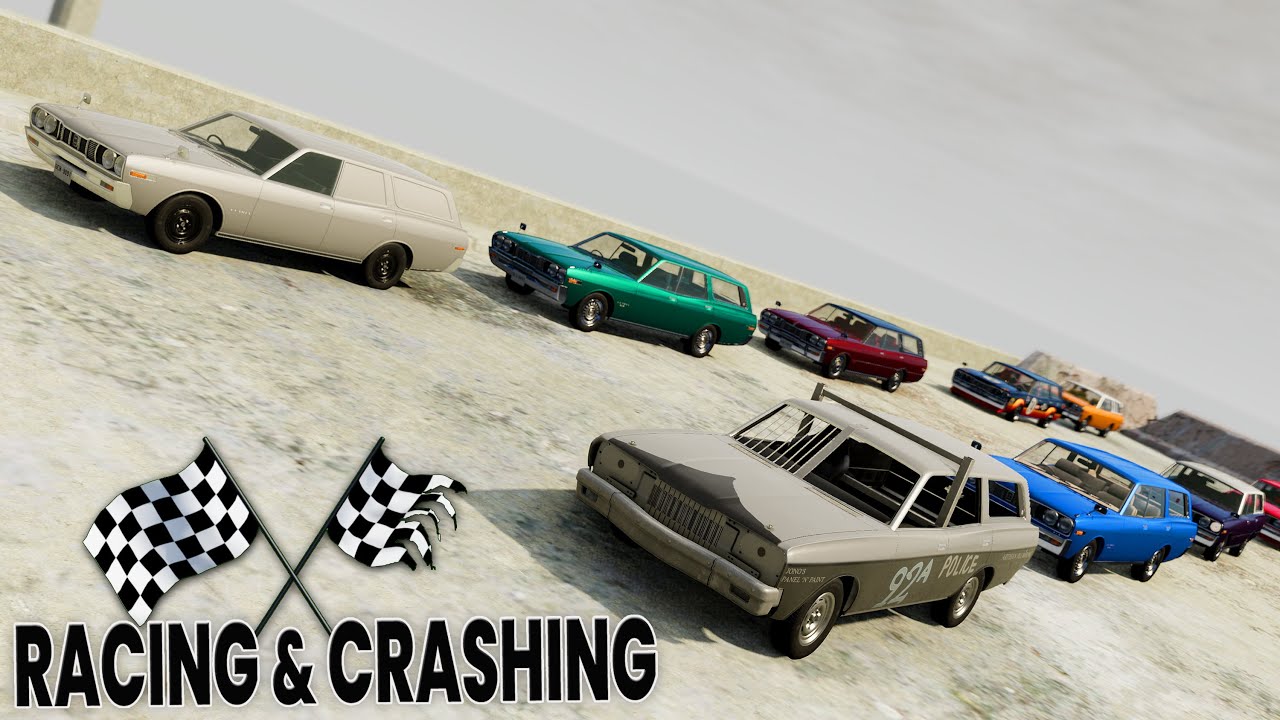 BeamNG Drive - Racing & Crashing The 1976 Ibishu Claria