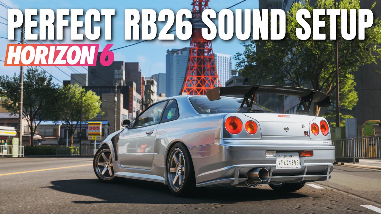 Как добиться лучшего звучания RB26 в Forza Horizon 6 (Nissan Skyline GT-R R34 и R32)