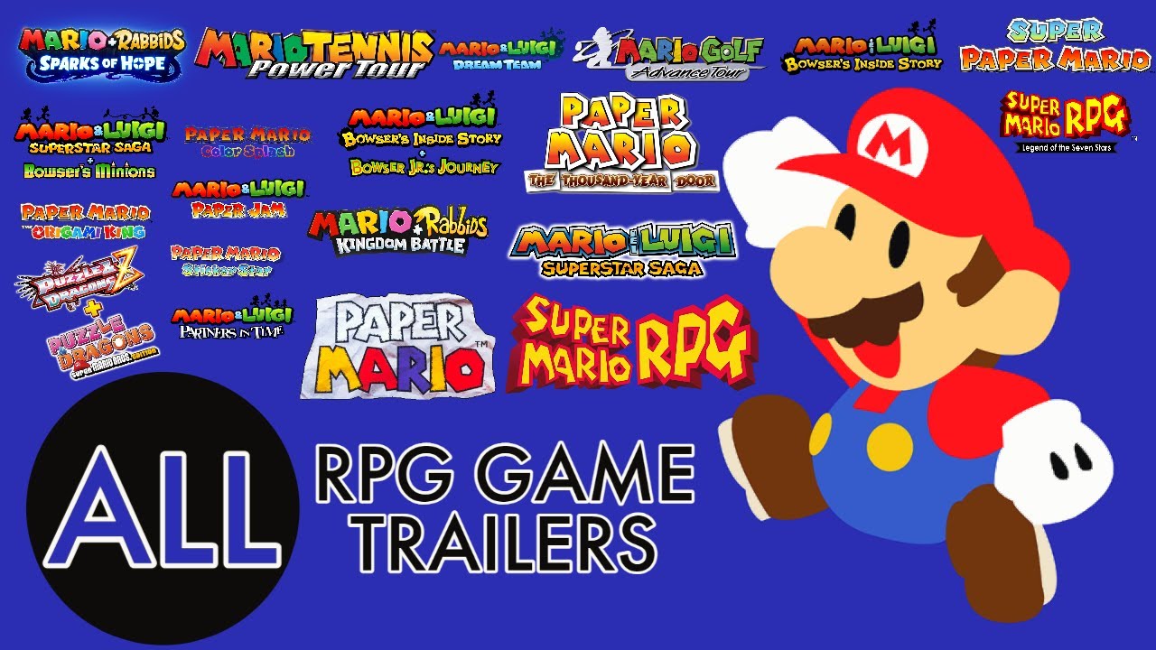 All Super Mario RPG Trailers (1996-2023)