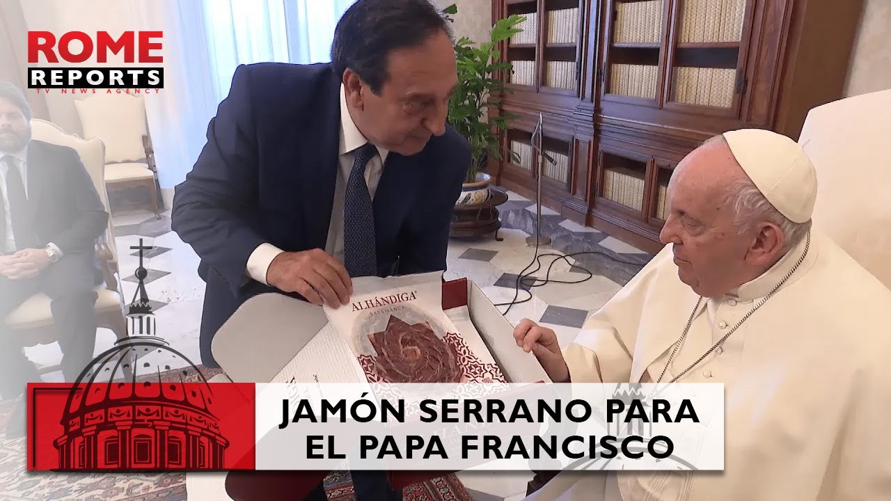 Jamón ibérico para el papa Francisco