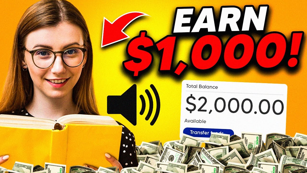 Earn $1,000s JUST By Reading Books Out LOUD! (Make Money Online From Home 2023)