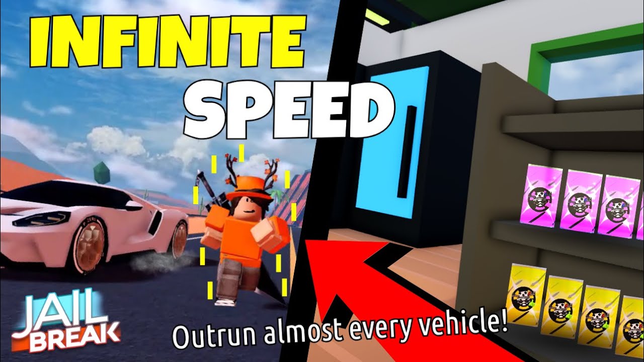 INFINITE SPEED Glitch in Roblox Jailbreak!! | Outrun ANY Car!
