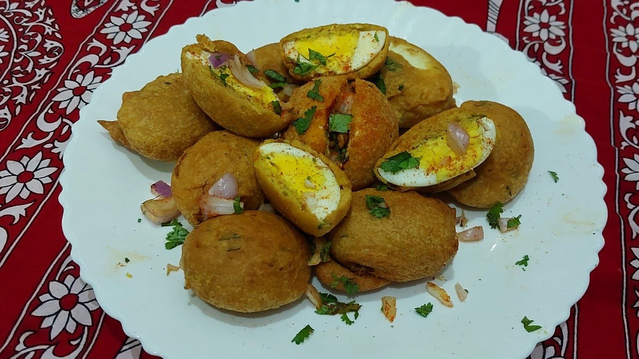 Egg bhajiye | Ramzan Special Crispy Egg Pakoda | Iftar Snacks Recipe | Egg Bonda kaise banaye