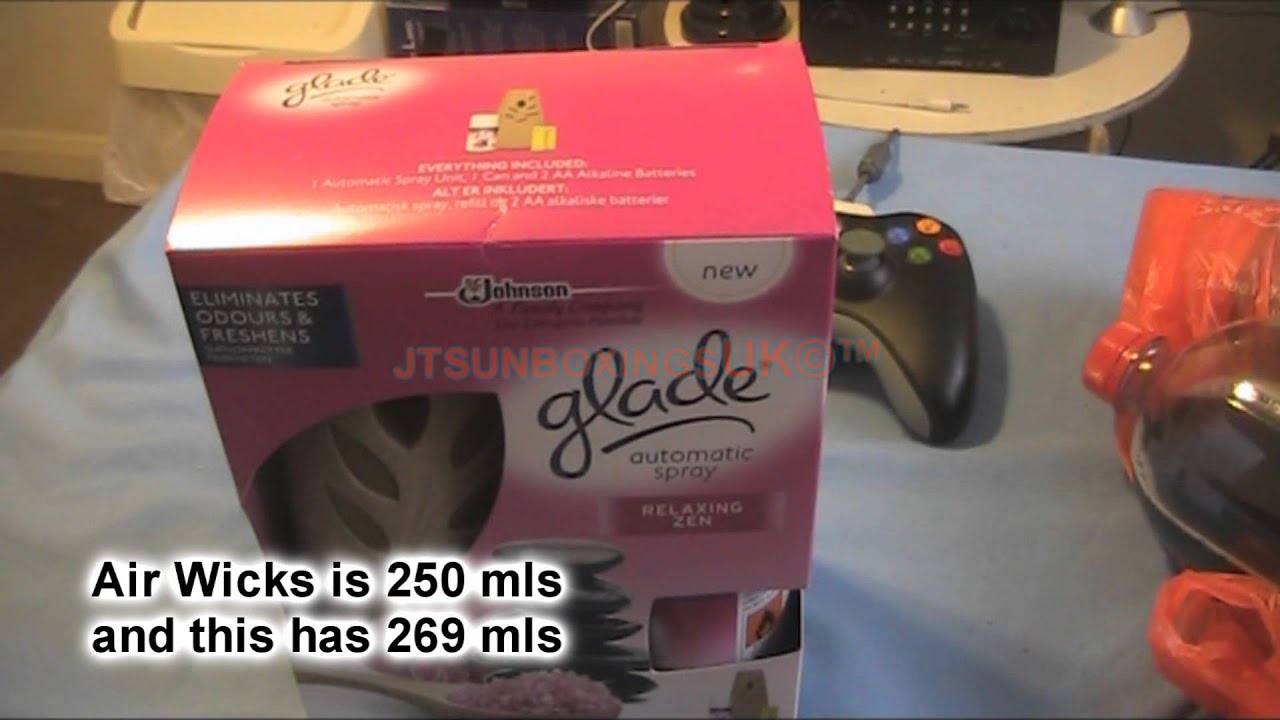 Glade Automatic spray Relaxing Zen (Unboxing)