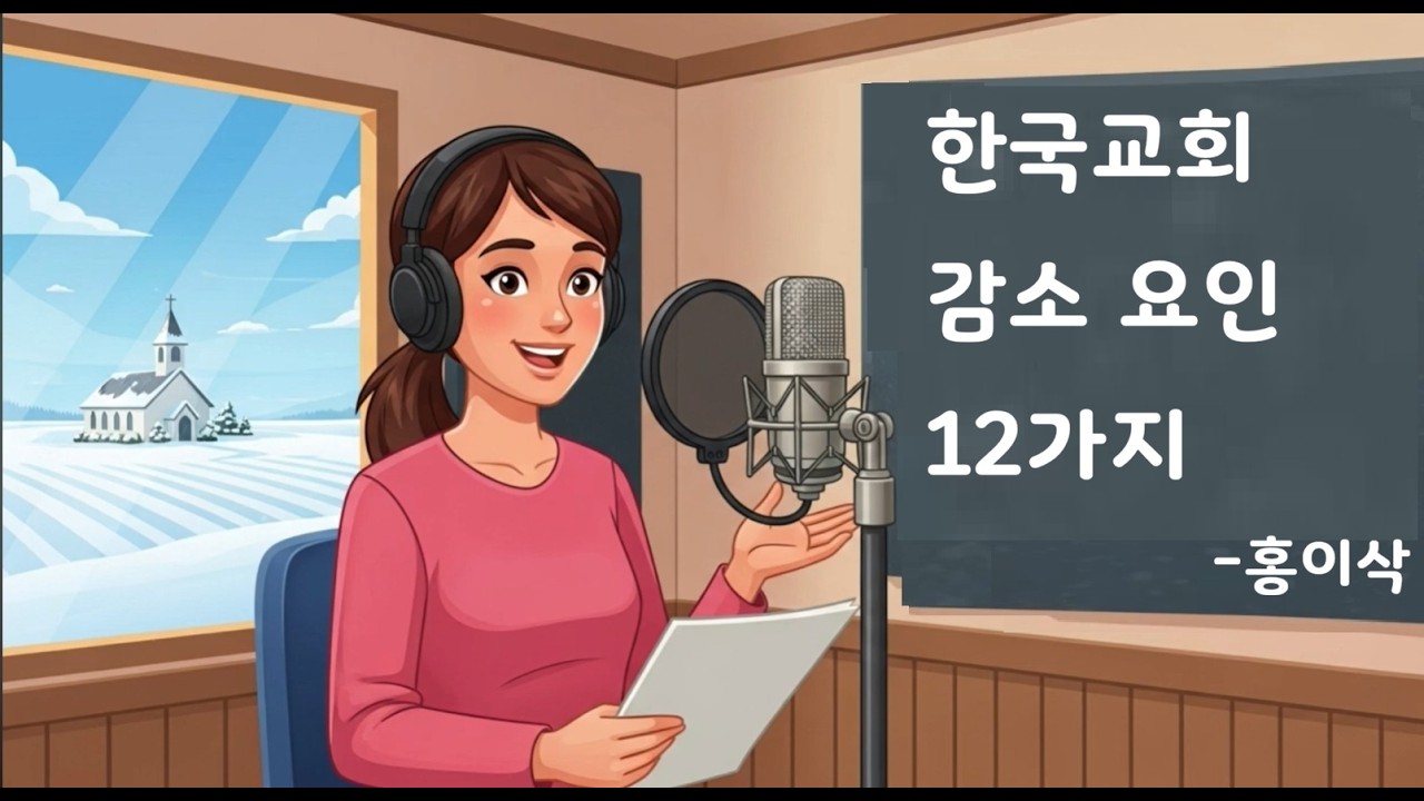 (초록편지 채널)   한국교회 감소 요인 12가지 진단 - 홍이삭