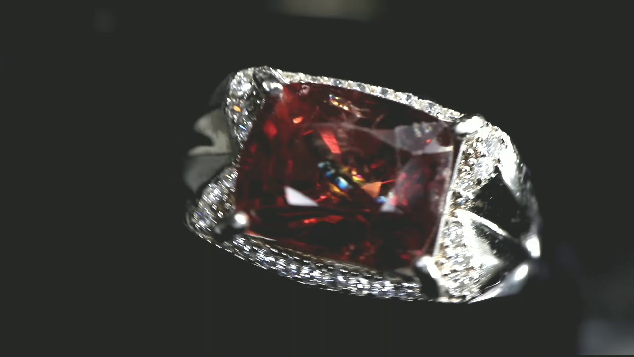 Natural Imperial Red Spinel 3.52ct Ring