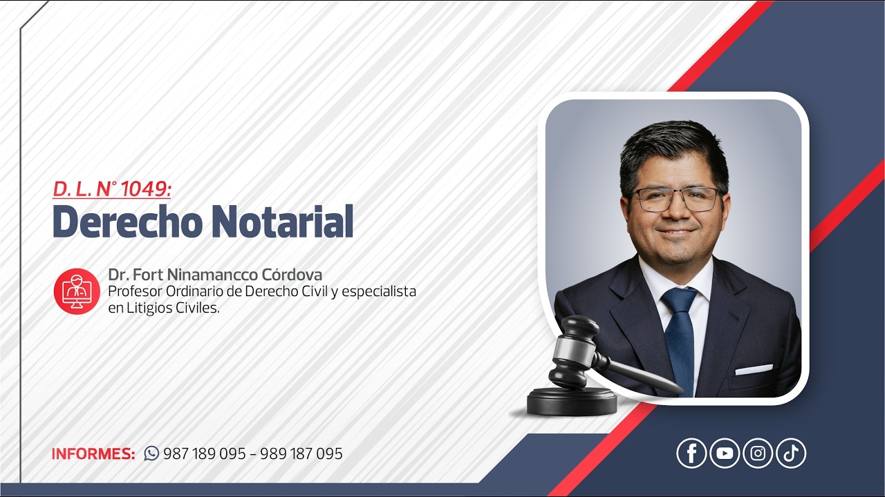 Derecho Notarial | Fort Ninamancco Córdova