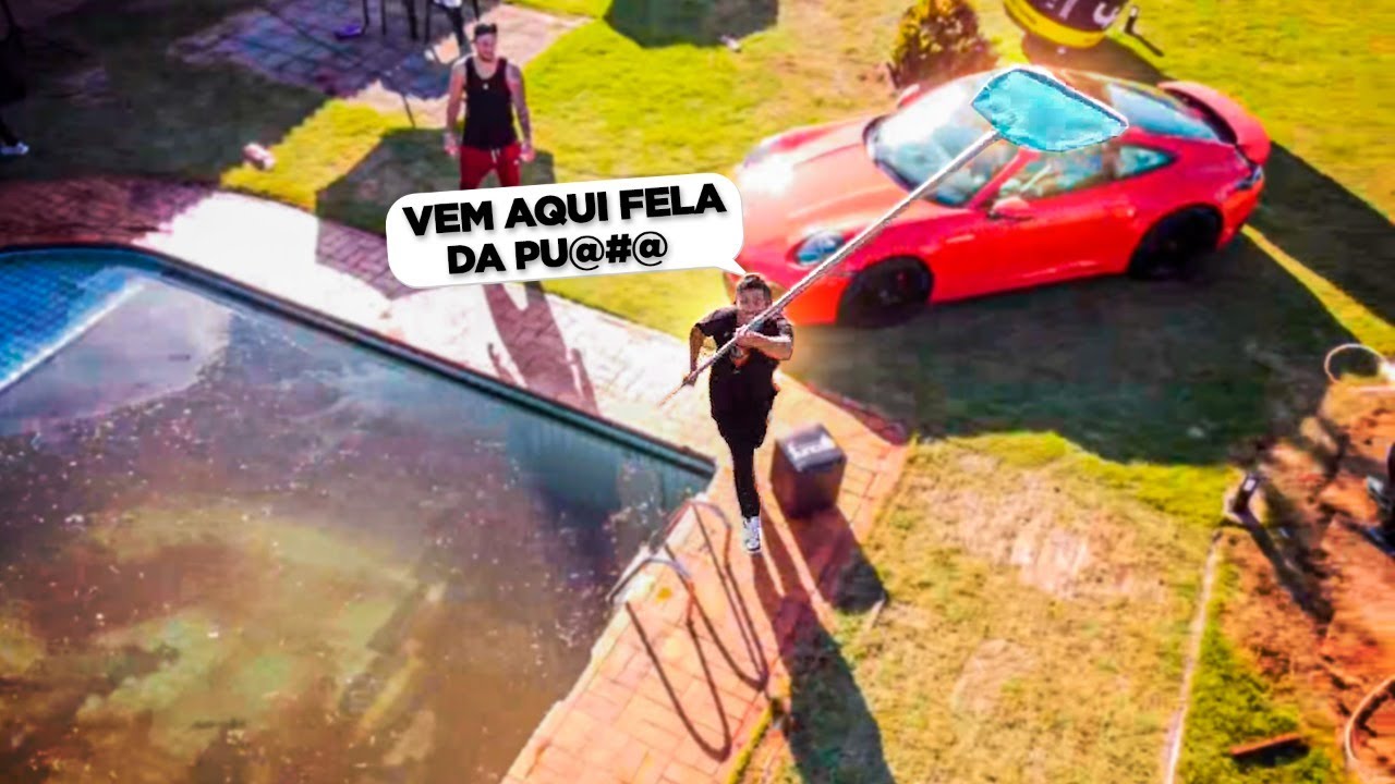 FUI ESPIONAR MEUS AMIGOS COM DRONE E O RENATO CONSEGUIU DERRUBAR MEU DRONE