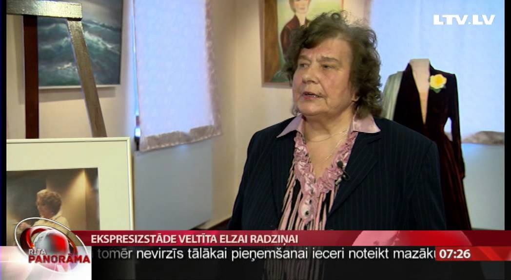 Ekspresizstāde veltīta Elzai Radziņai