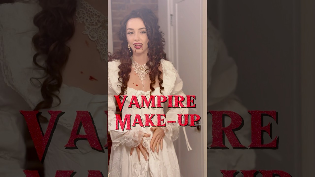 Vampire Costume #makeuptutorial #halloweencostume #mostviewed