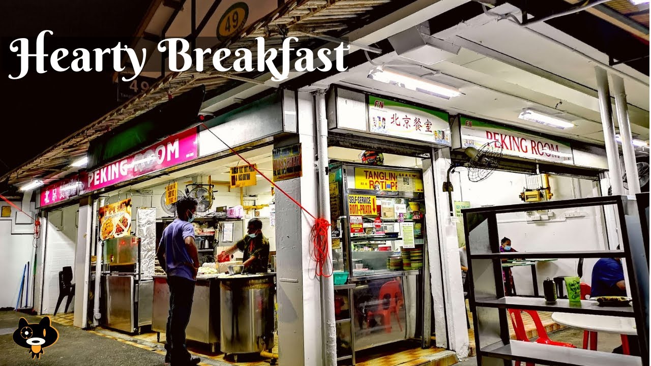 SINGAPORE STREET FOOD | Tanglin Halt Roti Prata & Fried Carrot Cake