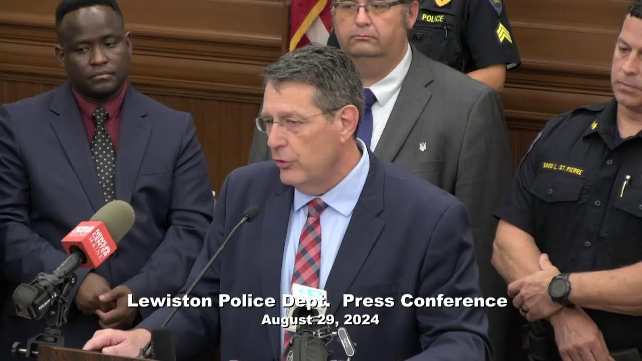Lewiston Police  Press Conference 08/29/2024