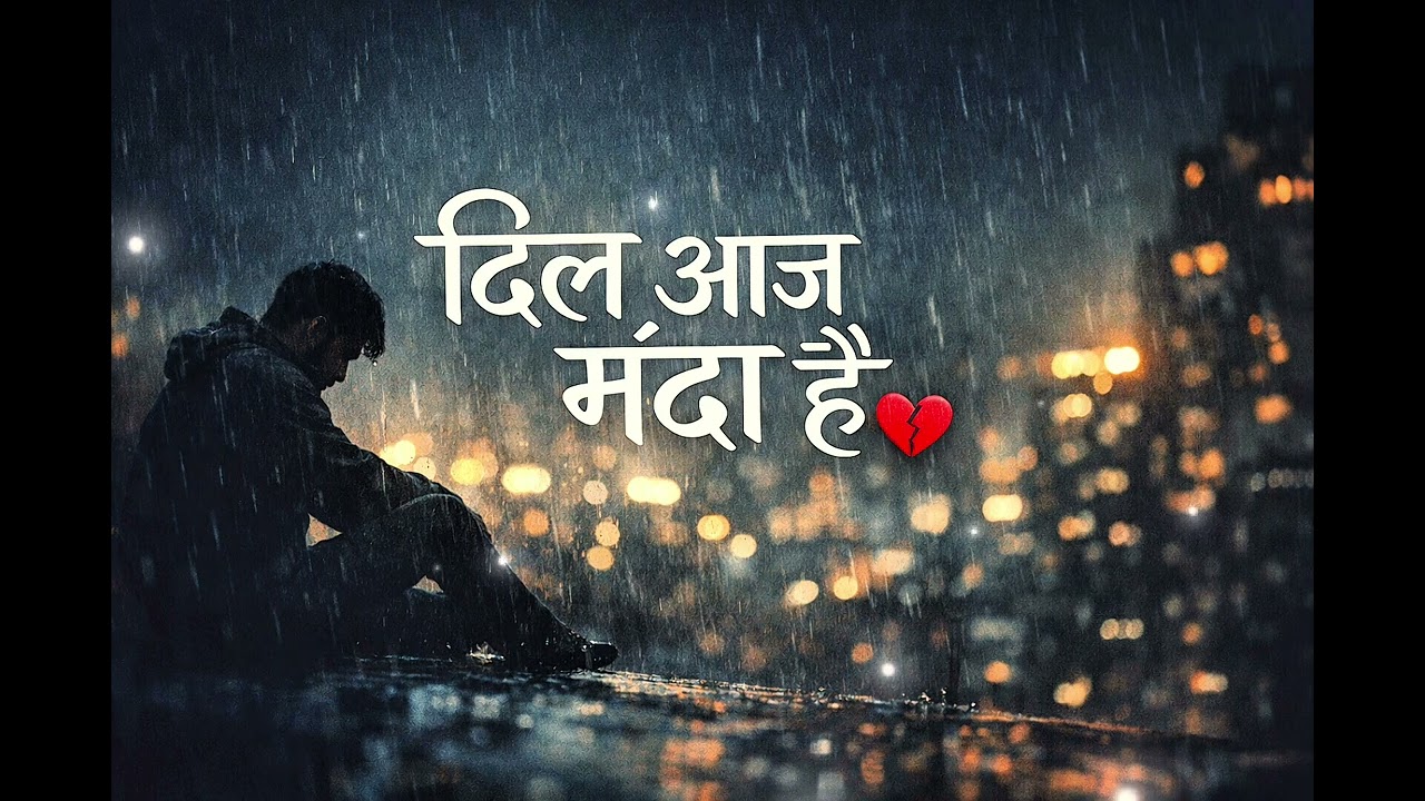 Dil aaj manda hai 💔 Hindi sad song 