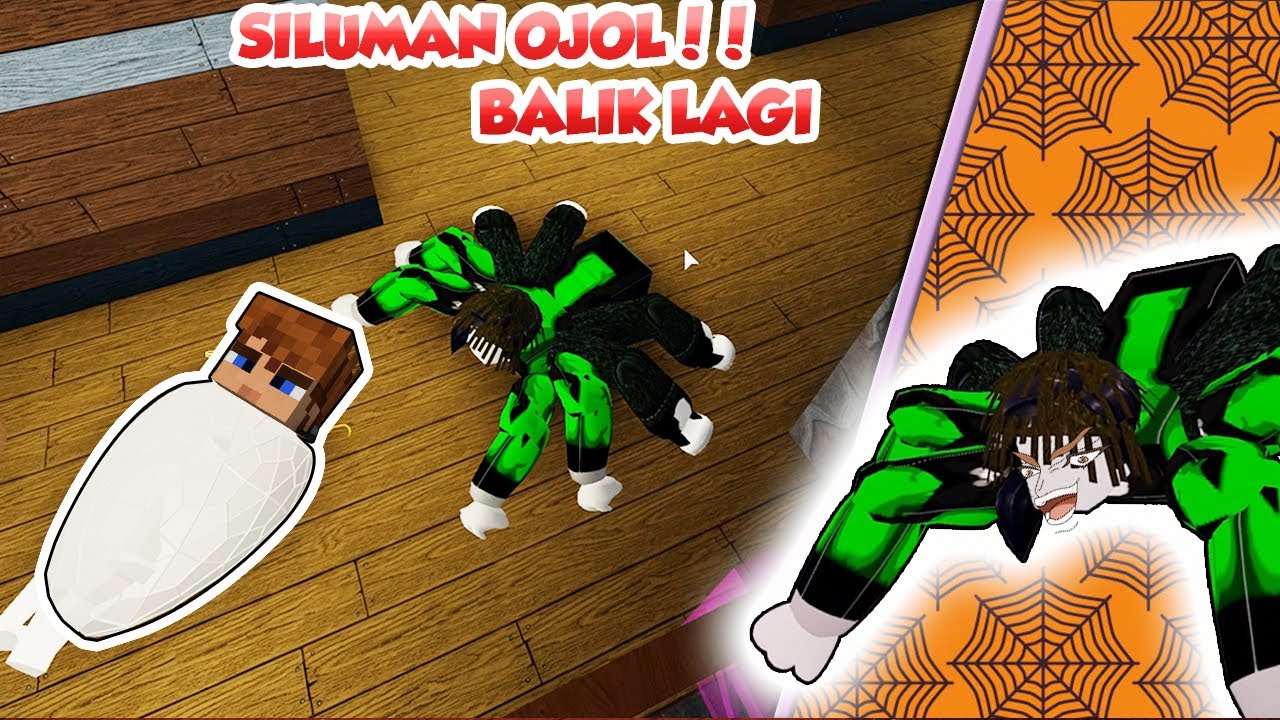 PENAMPAKAN SILUMAN OJOL KOCAK MENCARI MANGSA!! -  SPIDER ROBLOX!!
