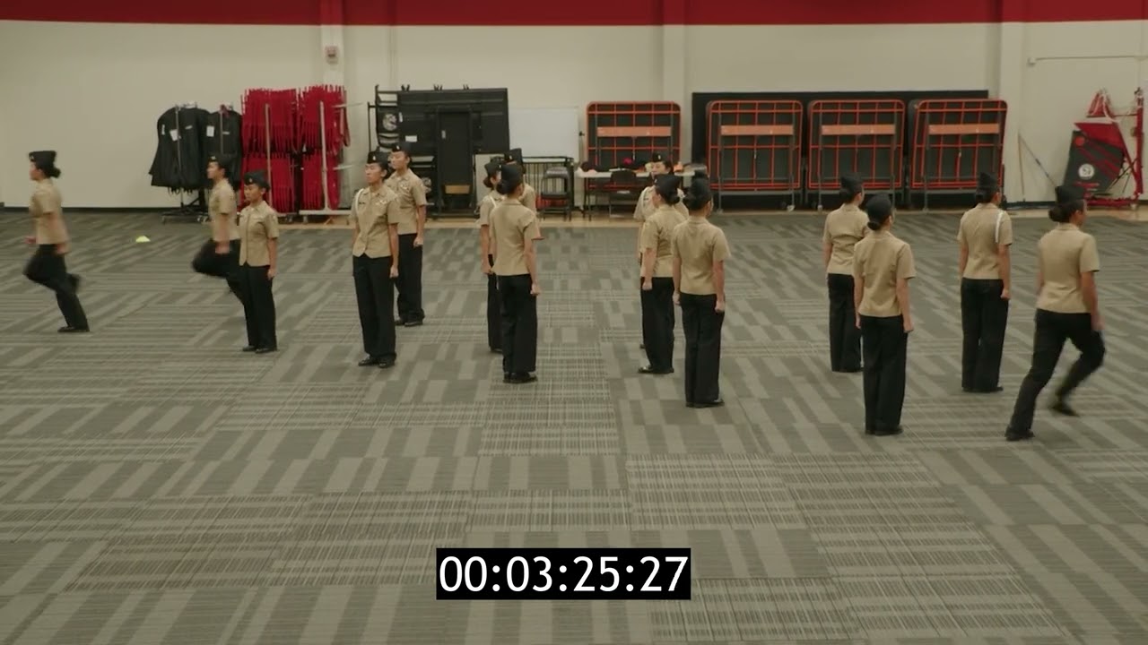 2025 Troy HS NJROTC Team Black Unarmed Exhibition