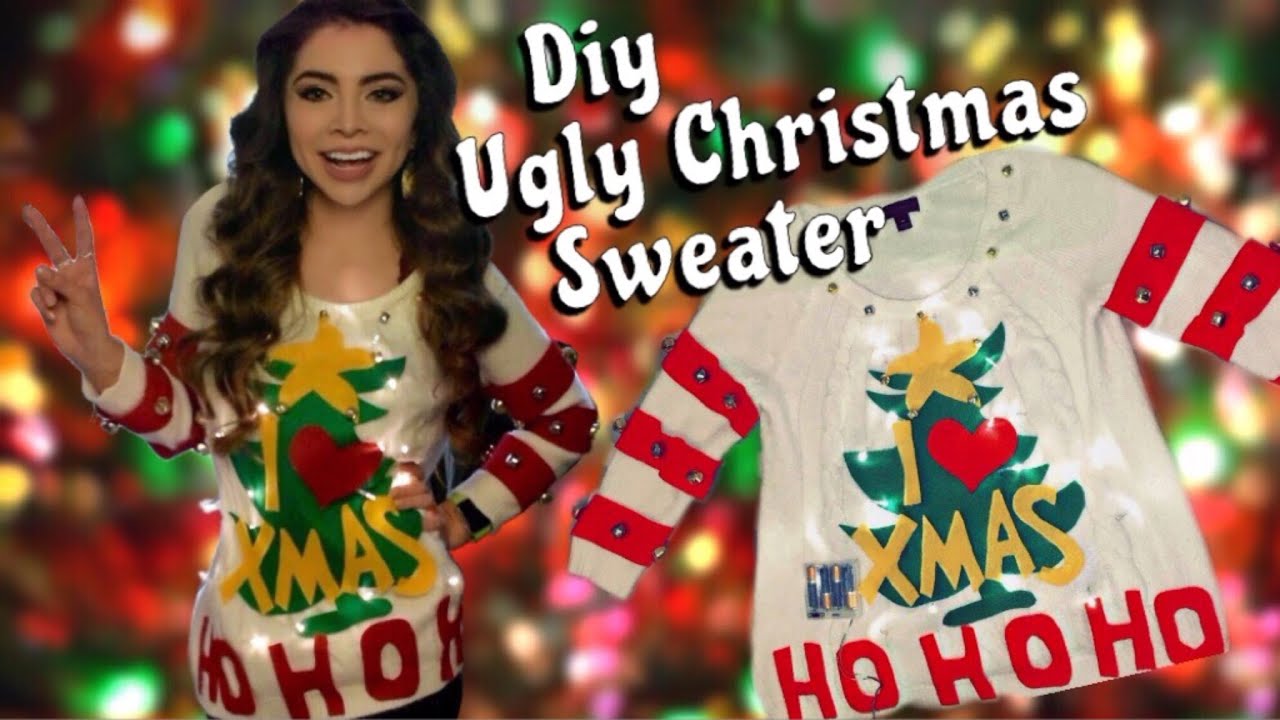 DIY Ugly Christmas Sweater | Mikayla Snow