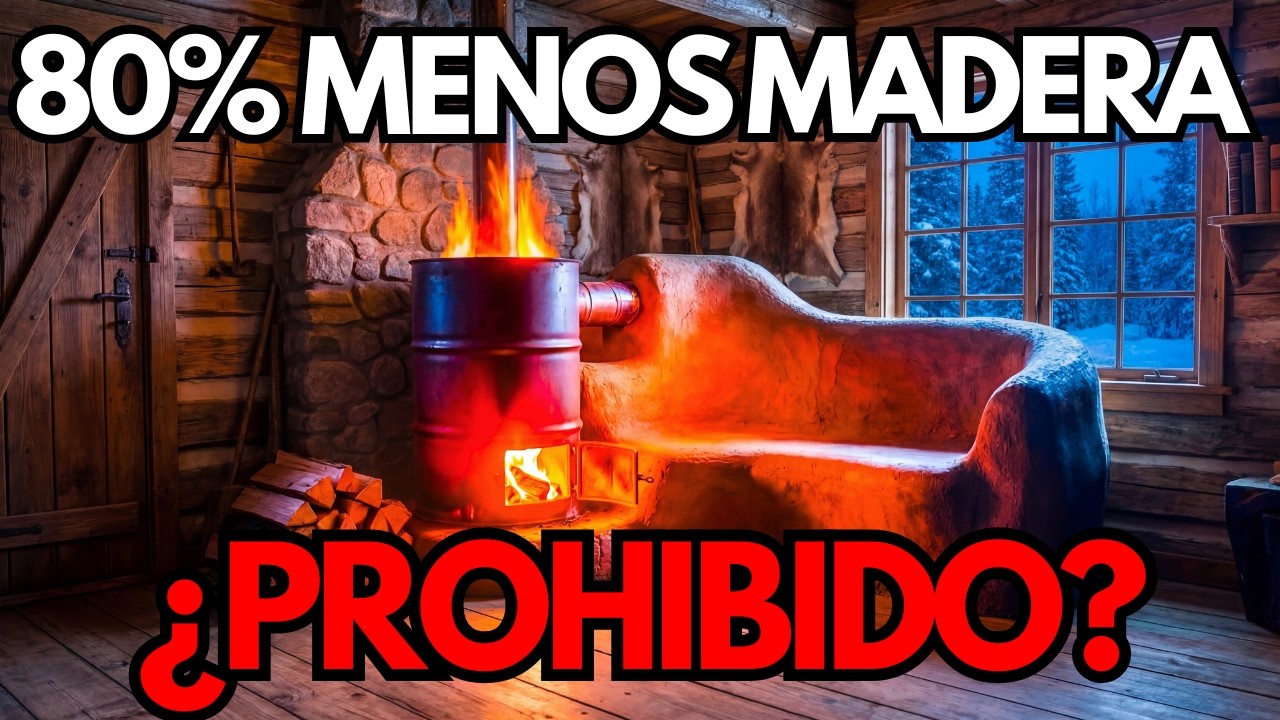 Este Calentador Consume 20% de Leña | ¿Por qué lo prohibieron?