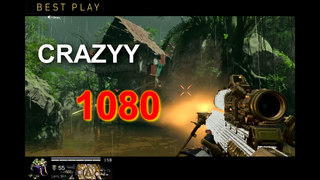 I hit an INSANE 1080 on Bo4!!! (6 shots)